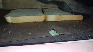 Bread Crush & Trample with Dirty Size 11 Boot Print, 89kg 👣👣