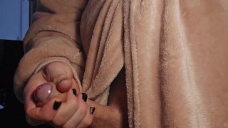 From soft to hard to dripping with precum seconds later