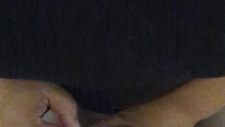 Playing with Daddy's cock and watching him jerk for me