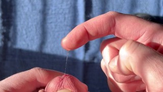 Cumming Hard With Satisfyer In Front Of Window