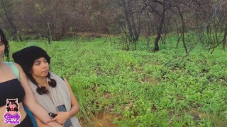 Approachig to a big tits girl in the river, youll love what happen