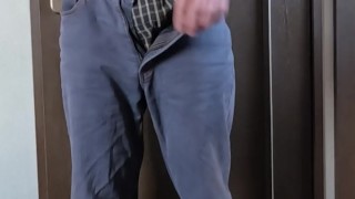 When I was touching my dick in front of the camera, I felt so good that I started masturbating.