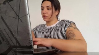 Carla Farting While She's Working!