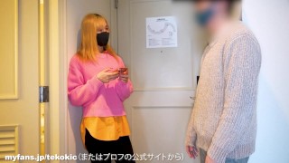 【5分間】高速手コキで射精寸前♡ お出かけ前の寸止め手コキ♡