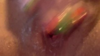 Close up squirting