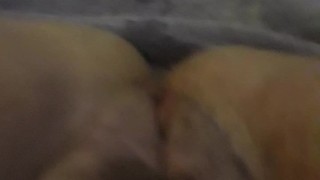 Masterbation with dildo and cum