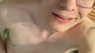 Masturbation with open window