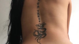 Skinny girl moves her ass on my cock until I cum