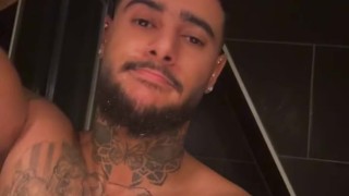 Damien custo after shower