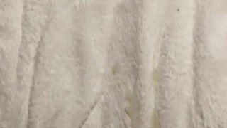 Thick White Cum From Small Dick