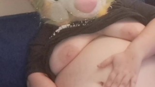 Milkweed Mouse Smokes & Masturbates - solo murrsuit/furry porn