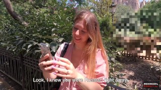 Tourist-Girl Thought She Wouldn't Have to Suck Dick for Photos!! Had to!