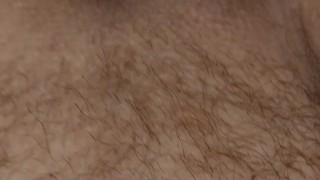 FtM Hairy Twink gets Pussy Teased by Daddys Thick Cock