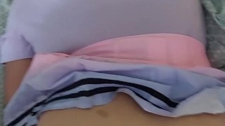 I'm your whore! Throw your milk on my buttocks!