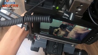 Behind the Scenes: Rough Sex Hard-Hitting Moments with a Beautiful Blonde Fake Boobs - Bella Mur