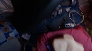 passionate and rough sex with dirty talk from first person with bright creampie in my sex doll