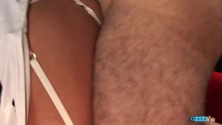 Hot blonde slut gets her pussy banged on the pool table