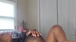 Devouring Pussy While Ordering Pizza