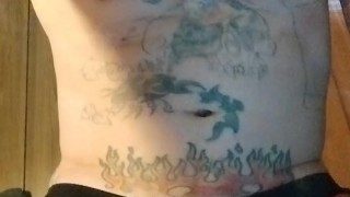 Small beads smoking cumshot