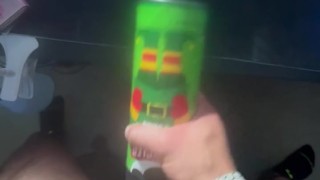 Fucking my homemade pocket pussy while talking dirty