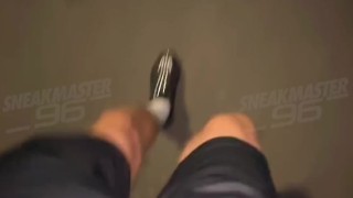 Polish Scally Lad Chav unvirgin twink public first time in the ass sneakers TN Virgin smelly socks