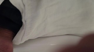 Pissing in the garage