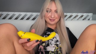 Blonde Plays with Her Pussy - Home Solo