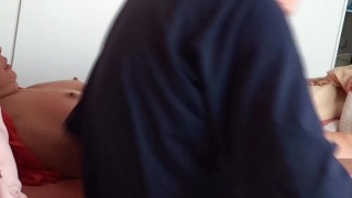 One Sunday stepson gets into my bed, licks my pussy, I suck his cock and he cums on my tits