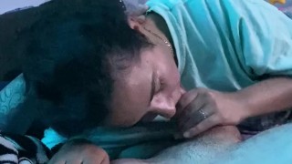 Latina sloppy suck