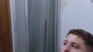 Guy Gets Caught in the Shower