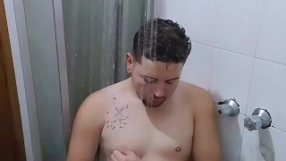 Guy Gets Caught in the Shower