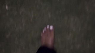Pretty Bare Feet in Public