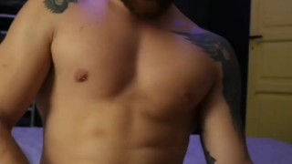 Redhead Isaac Flames jerking off