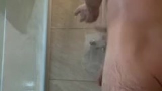 Cum in the shower