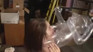 Big dick guy has a threesome with his favorite sex doll and a brunette slut