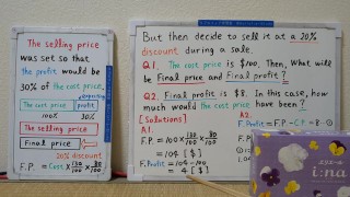 Selling price, purchase price, list price and discounted price[JapanMath](Big)