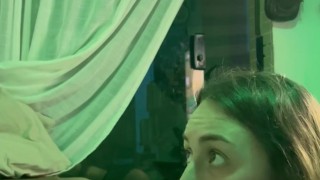 Cunhada se lambuzando na porra - AMADOR