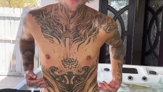 FTM Foot Fetish Naked Hot Tub Spash