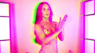 Sexy Love Heart Lingerie Try On - Hannahjames710