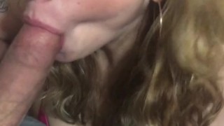 hot milf sucks hubbys hard cock