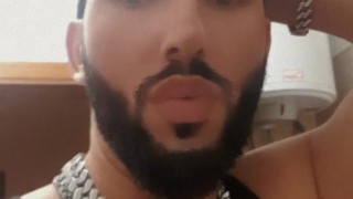 PRINCE CHARMING WITH THE MOST BEAUTIFUL ADDICTIVE DIVINE BEATY MUSCULAR BODY AND HUGE MASSIVE COCK