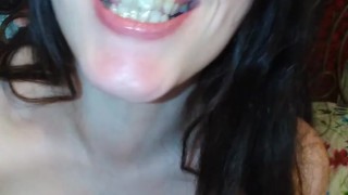 GAGGING my THROAT? It's a LOT to Swallow! Deep Throat Dirty Talk Onlyfans GFE Slut Gag Reflux Train