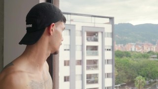 HUGE Brazilian dick rails Tyler Wu's Asian Hole