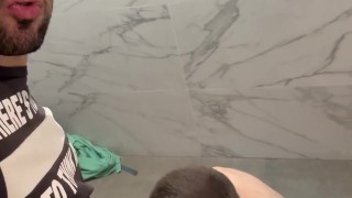 hot twink giving daddy's blowjob