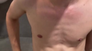 hot twink giving daddy's blowjob