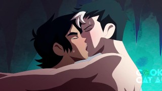 Two jock buddies frotting each other until they cum together