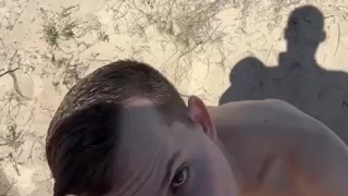 blowjob in the dunes super sexy twink