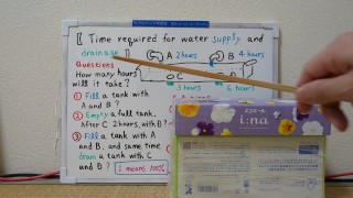 Time required for water supply and drainage.[JapanMath]
