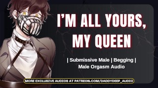 Milking Every Drop of Cum From Your Submissive Boyfriend's Cock | Male Moaning ASMR for Women