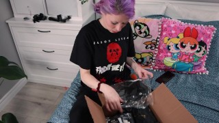 25K SUB SPECIAL!! - Unboxing, Try On and Sloppy Deepthroat In Cute New Outfit!